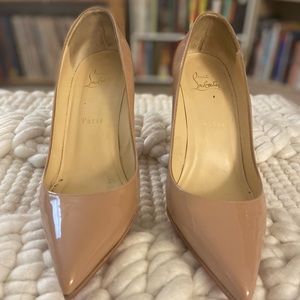 Tan Christian Louboutins